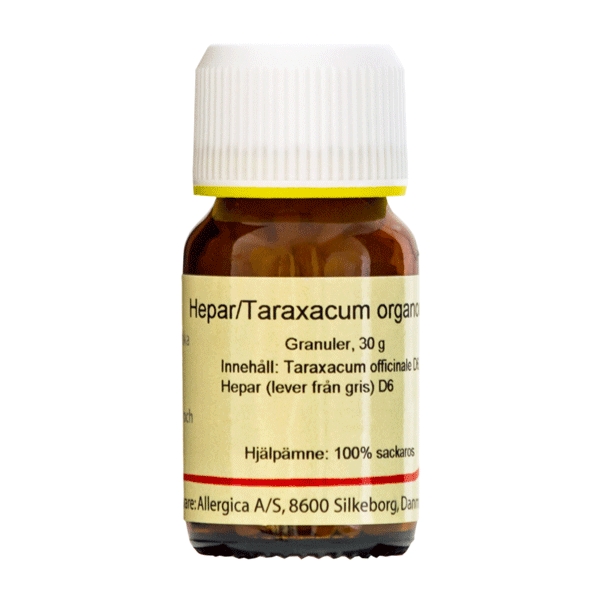 Hepar/Taraxacum organocomp globuli 30 g