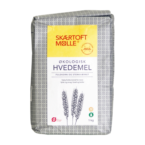 Hvedemel Fuldkorn Skærtoft Mølle 1 kg økologisk