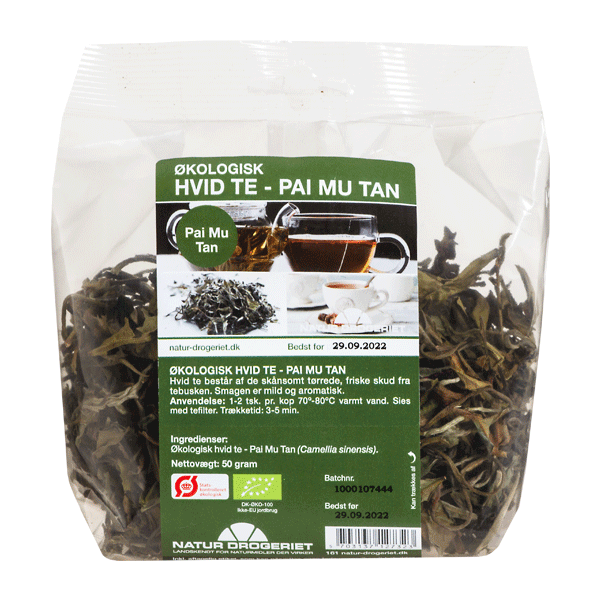 Hvid Te Pai Mu Tan 50 g økologisk