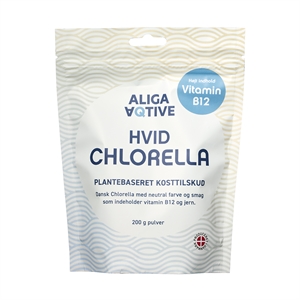 Dansk Hvid Chlorella Pulver 200 g.