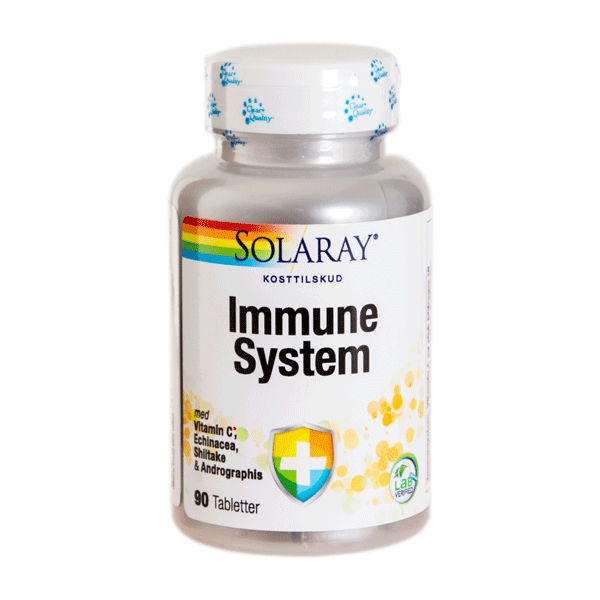 Immune System Solaray 90 vegetabilske tabletter