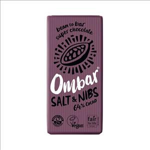 Ombar Salt & kakaonibs 64% kakao Ø