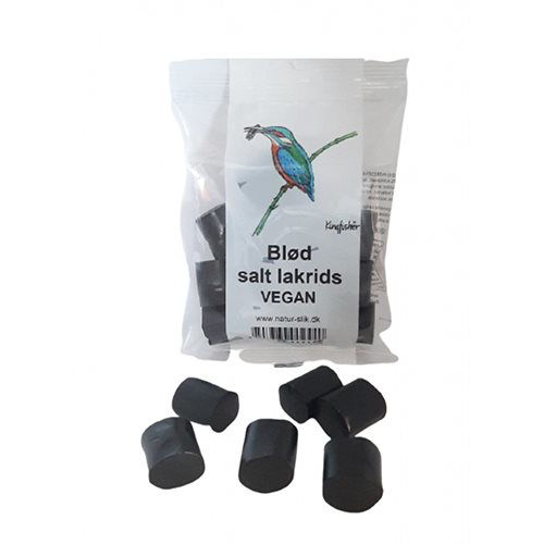 Blød salt lakrids Vegan 80g