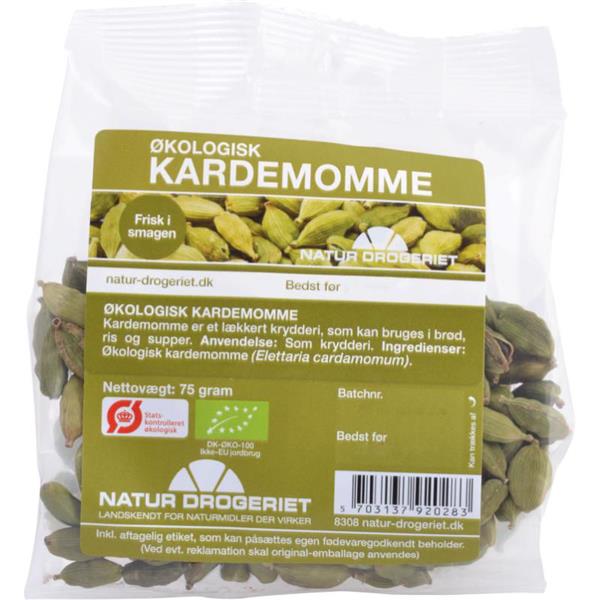 Kardemomme, Hel Grøn - 75 g. Øko