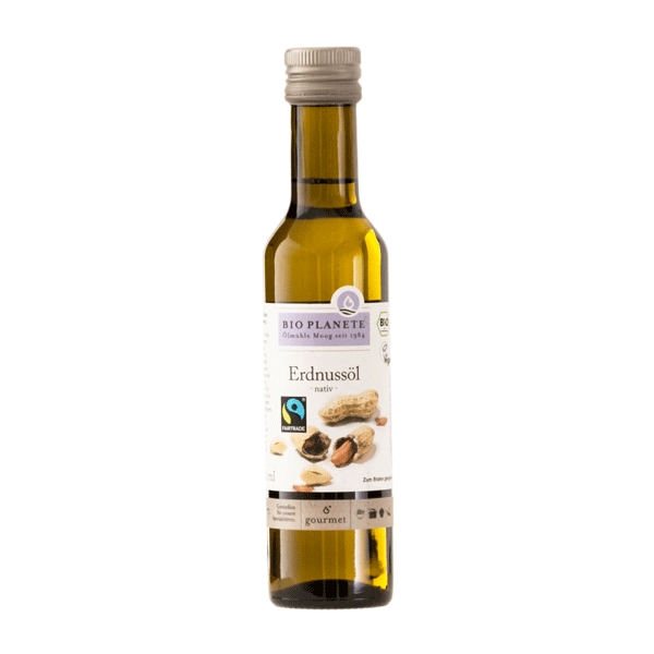 Jordnøddeolie Nativ Fairtrade Bio Planete 250 ml øko