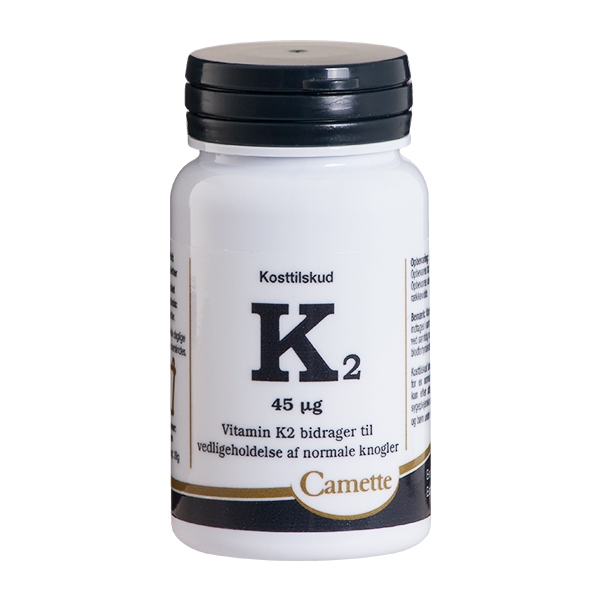 K2 Vitamin 45 mcg Camette 180 tabletter