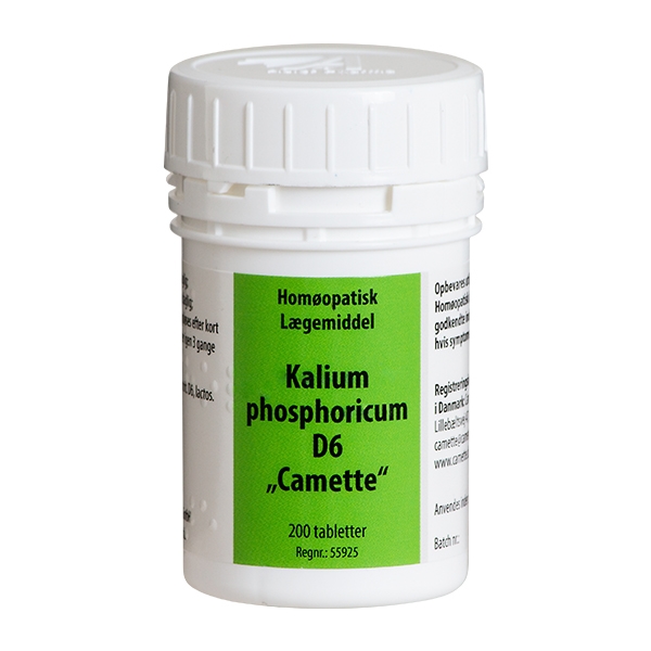 Kalium phosphoricum D6 Cellesalt no. 5 200 tabletter