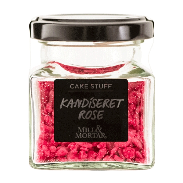 Kandiseret Rose Mill & Mortar 40 g