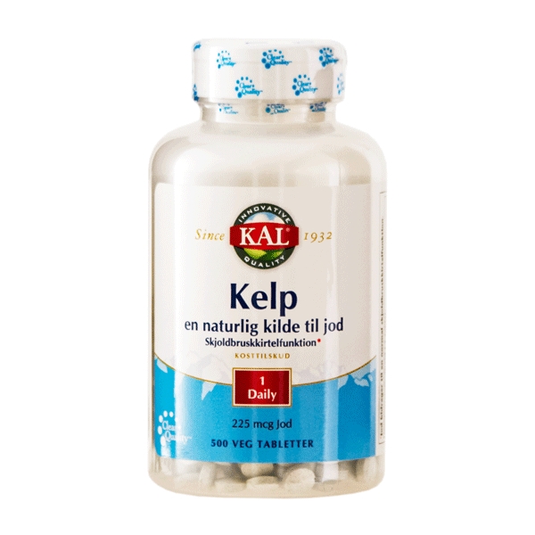 Kelp KAL 500 vegetabilske tabletter