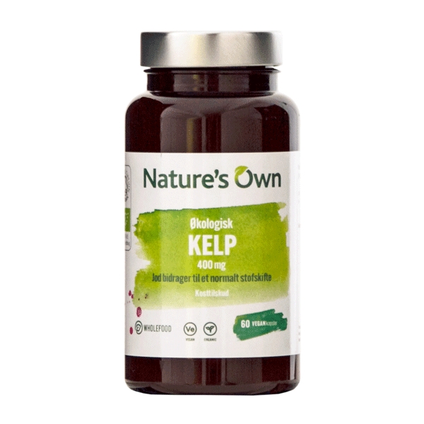 Kelp Natures Own 60 vegetabilske kapsler økologisk