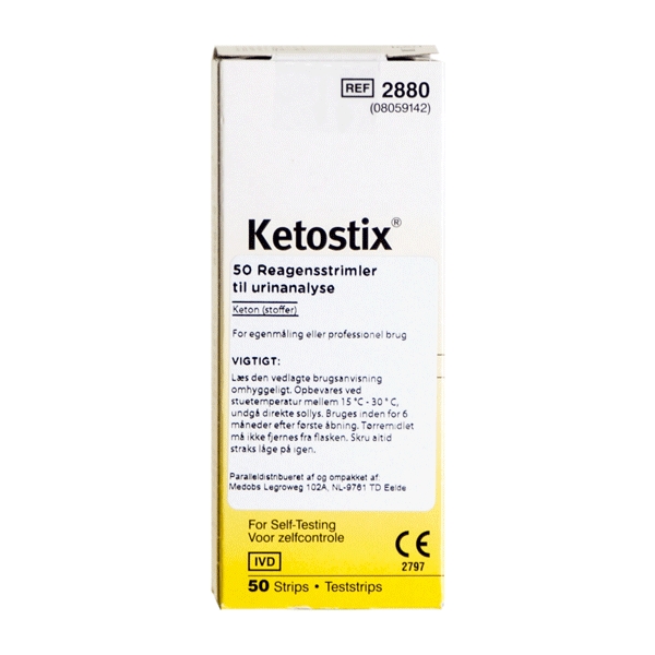 Ketostix Urinstix 50 stk.