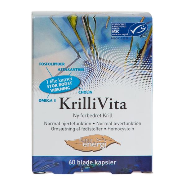 KrilliVita Omega-3 60 kapsler