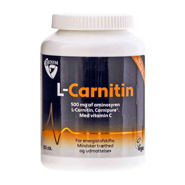 L-Carnitin Biosym 100 vegetabilske kapsler