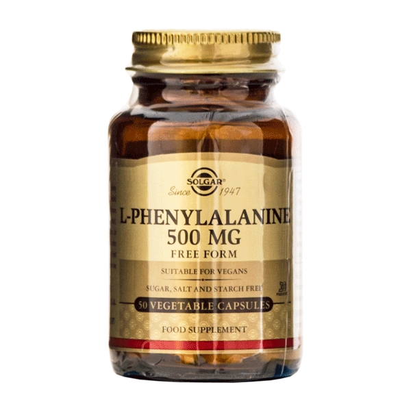 L-Phenylalanine 500 mg Solgar 50 vegetabilske kapsler