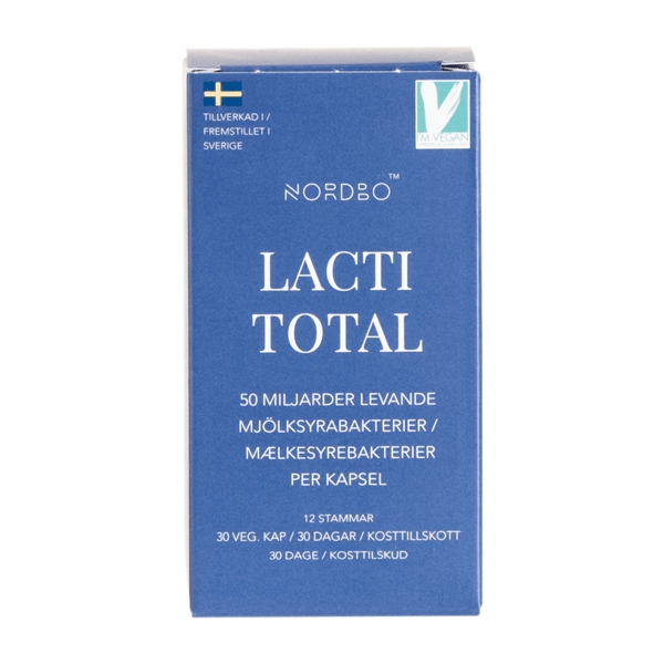 LactiTotal Nordbo 30 vegetabilske kapsler