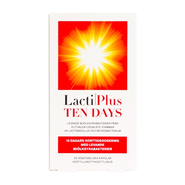 LactiPlus Ten Days 20 kapsler