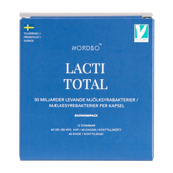 LactiTotal Nordbo 60 vegetabilske kapsler