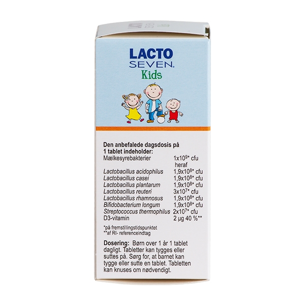 Lacto Seven Kids 50 tyggetabletter