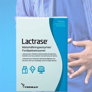 Lactrase 10 vegetabilske kapsler