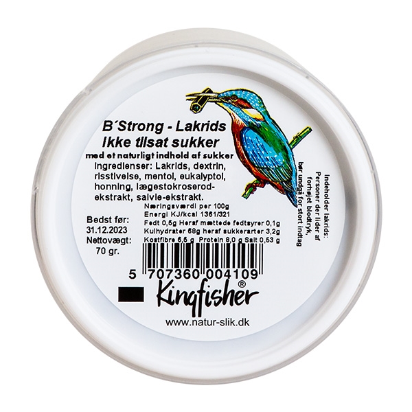 Lakrids Bee Strong Kingfisher 70 g