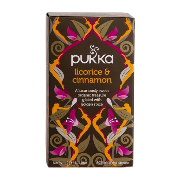 Licorice & Cinnamon Pukka 20 breve økologisk