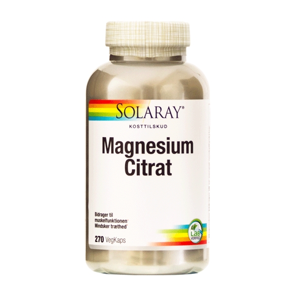 Magnesium Citrat Solaray 270 VegKaps