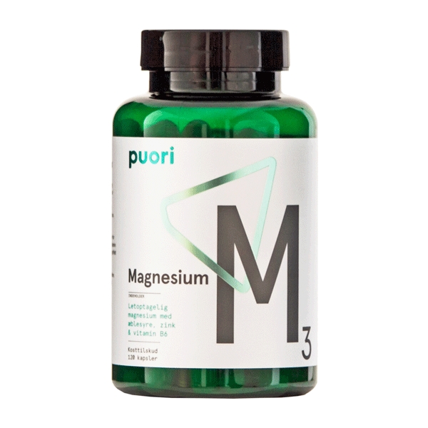 Magnesium M3 Puori 120 vegetabilske kapsler