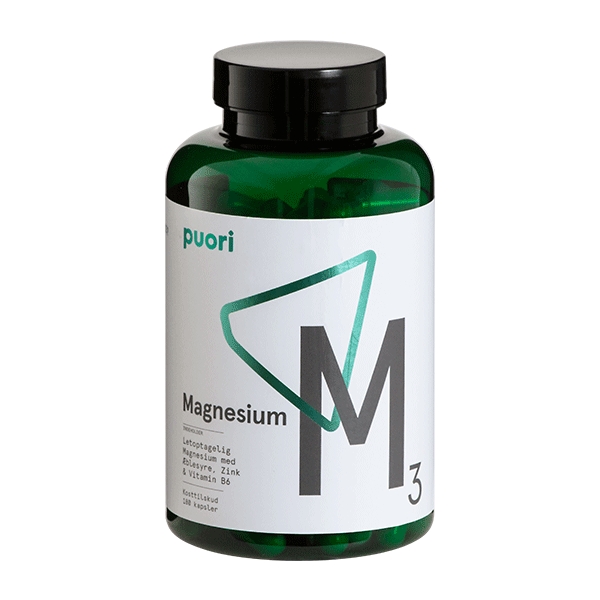 Magnesium M3 Puori 180 vegetabilske kapsler