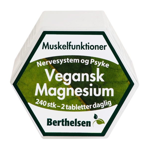 Magnesium vegansk Berthelsen 240 tabletter