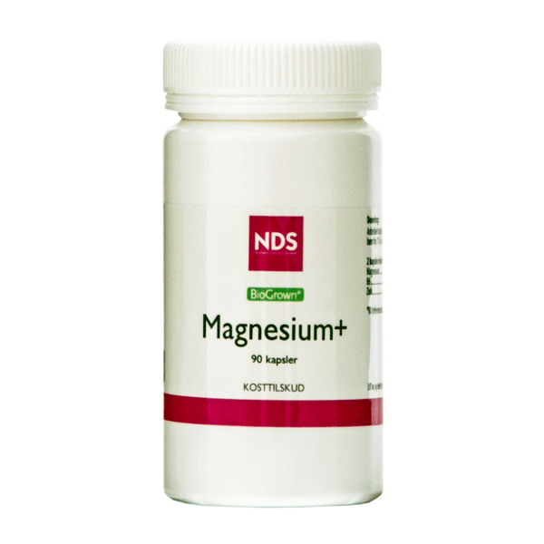 Magnesium+ BioGrown NDS 90 vegetabilske kapsler