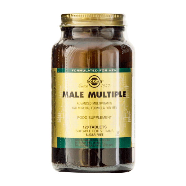 Male Multiple Solgar 120 vegetabilske tabletter
