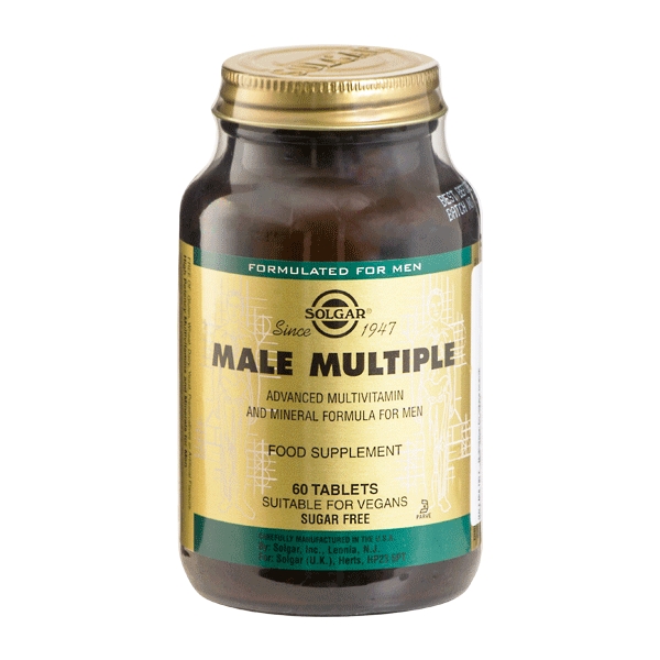Male Multiple Solgar 60 vegetabilske tabletter