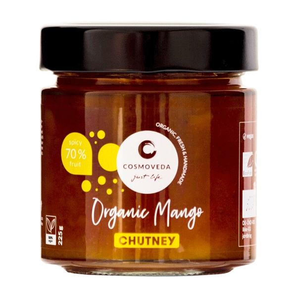 Mango Chutney Cosmoveda 225 g økologisk