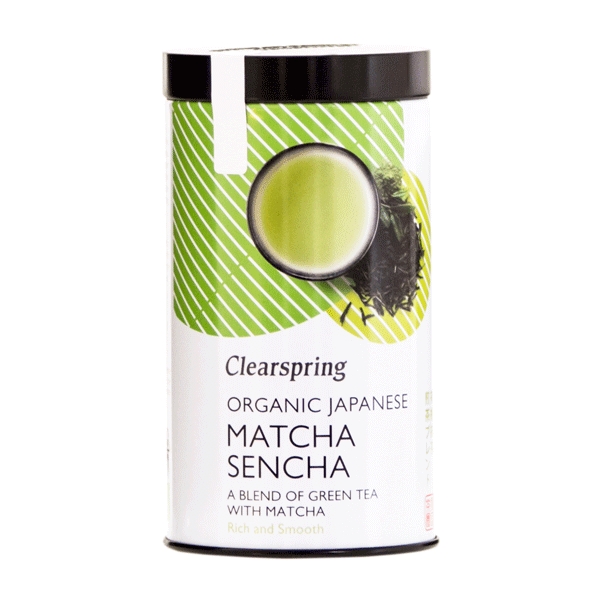 Matcha Sencha Green Tea Clearspring 85 g økologisk
