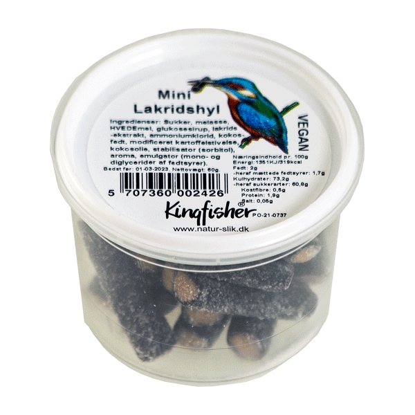 Mini Lakridshyl Kingfisher 60 g