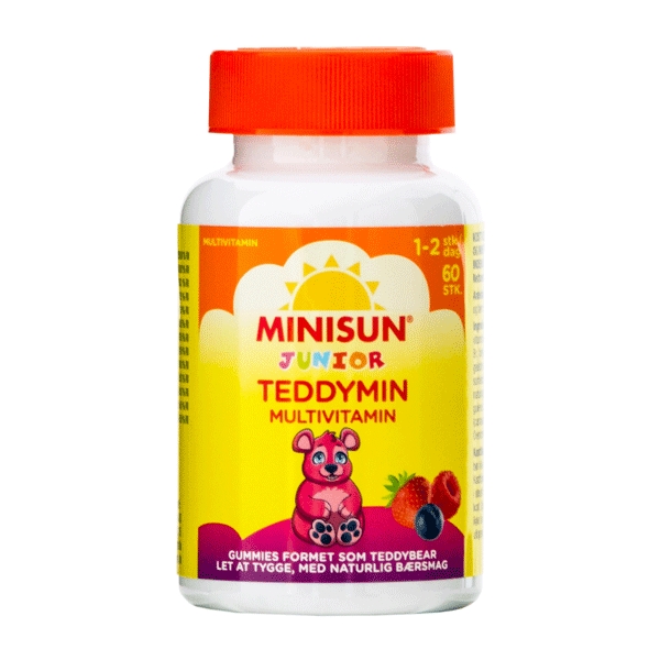 Minisun Junior Teddymin Multivitamin 60 stk
