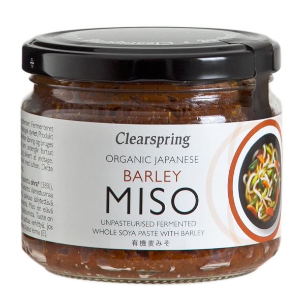 Miso Barley Whole Soya Paste Clearspring 300 g øko