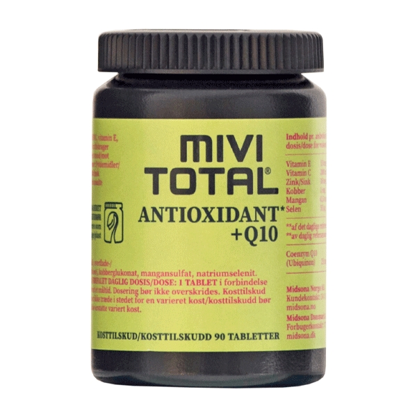 Mivi Total Antioxidant + Q10 90 tabletter