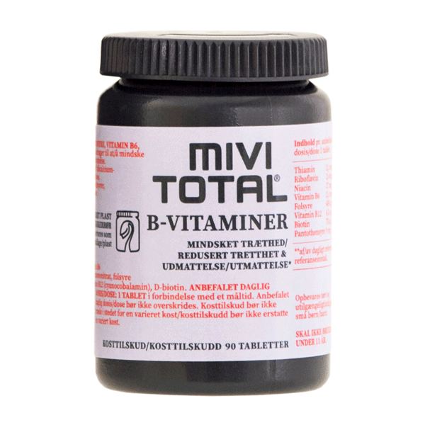 Mivi Total B-vitaminer 90 tabletter