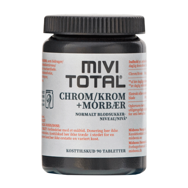 Mivi Total Chrom + Morbær 90 tabletter