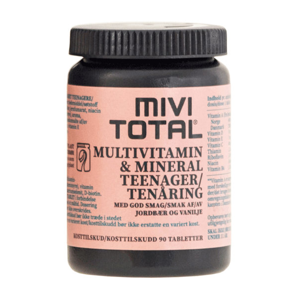 Mivi Total Multivitamin & Mineraler Teenager 90 tabletter