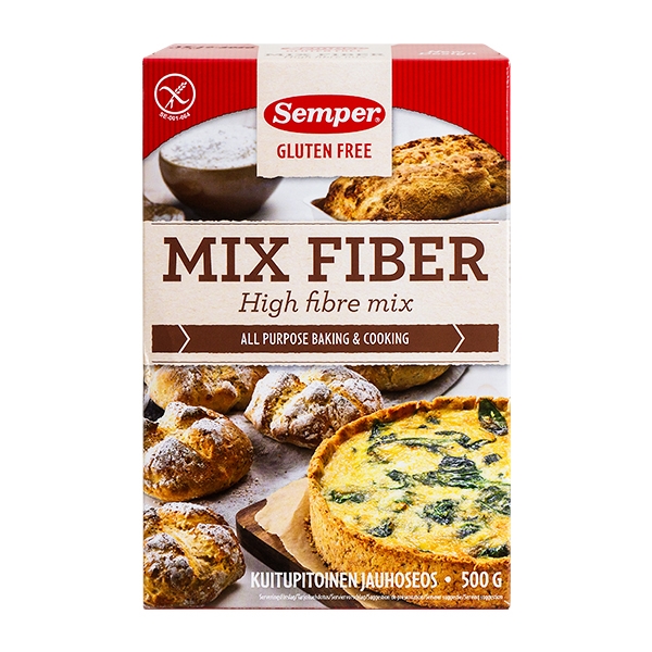 Mix Fiber High Fibre Mix Semper glutenfri 500 g