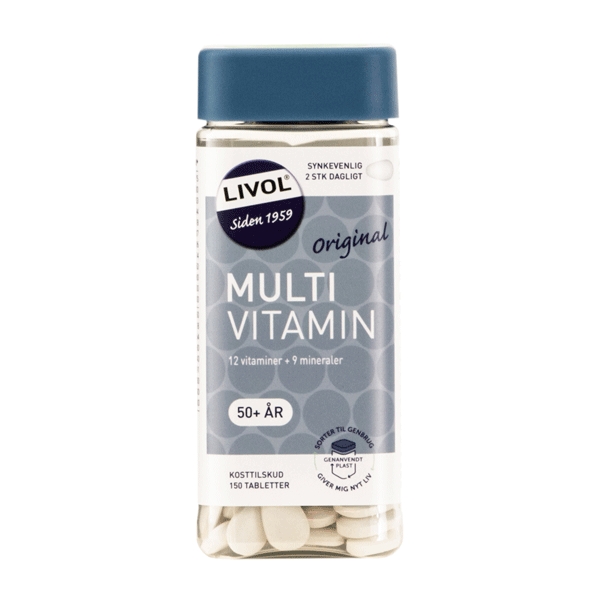 MultiVitamin 50+ Livol 150 tabletter