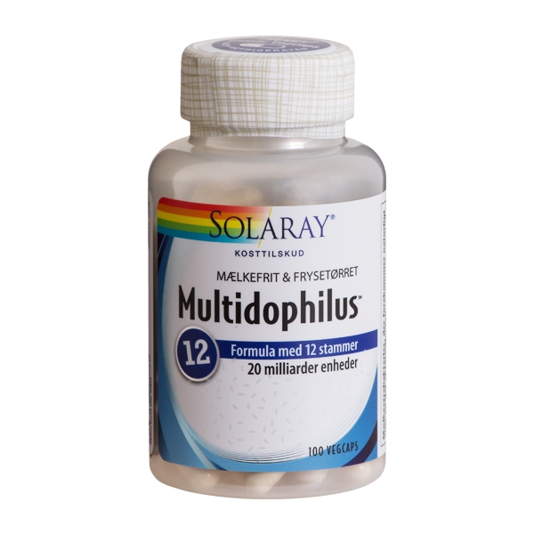 Multidophilus 12 Solaray 100 vegetabilske kapsler