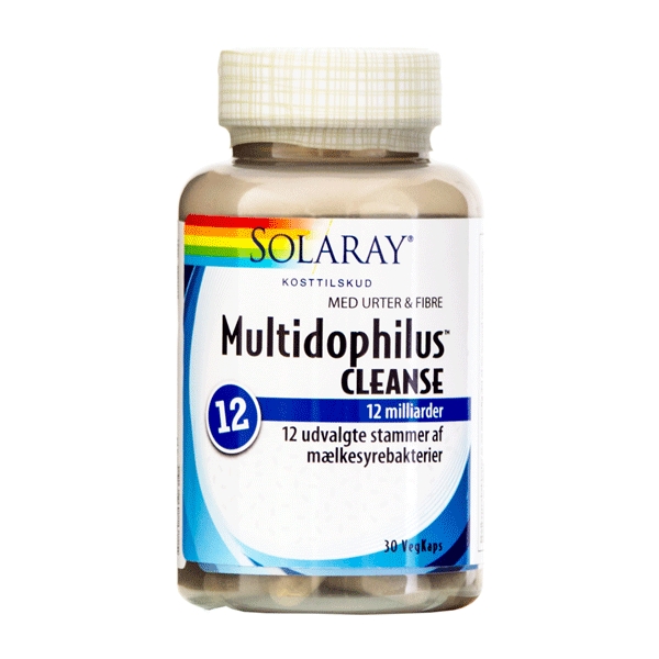 Multidophilus Cleanse Solaray 30 vegetabilske kapsler