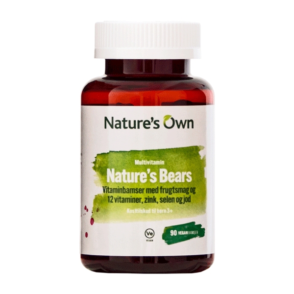 Multivitamin Natures Bears 90 stk