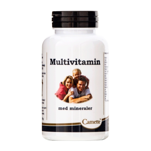Multivitamin med Mineraler Camette 120 tabletter