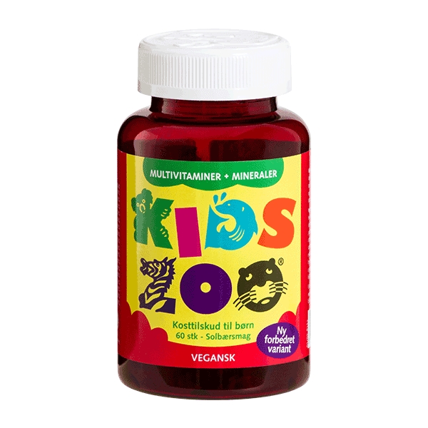 Multivitaminer + Mineraler Kids Zoo Bamser 60 stk.