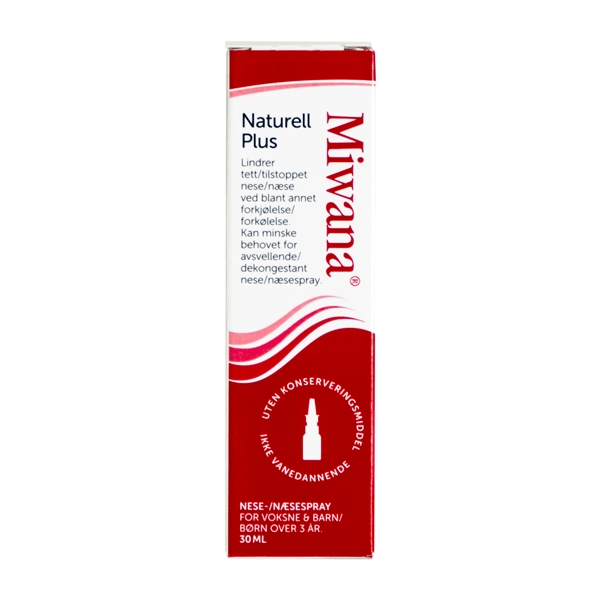 Næsespray Naturel Plus Miwana 30 ml