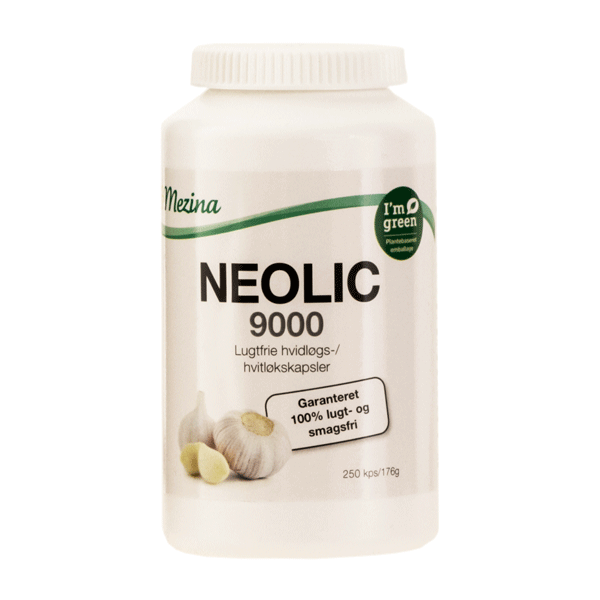 Neolic 9000 Hvidløg lugtfri 250 kapsler